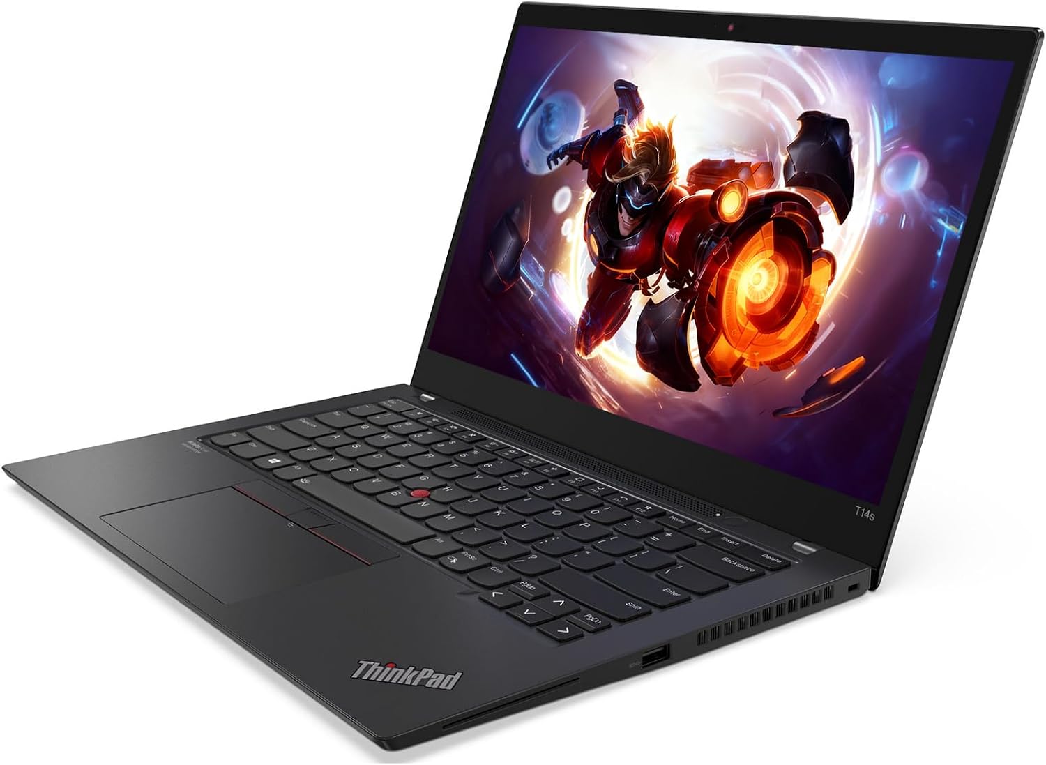 Lenovo Thinkpad T14s Gen2 Laptop, 14in FHD (1920x1080) Windows 11 Pro Lenovo Laptop, Core i5-1145G7, 512GB SSD, 16GB RAM, Fingerprint Reader, HDMI (Renewed)
