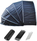 Bike Cover Bike Storage Hanging 2 in 1 Outside Storage Sheds for Patio Furniture, Bicycle, Motorcycle Lawn Mower Shed Bike Storage,Green(Black)