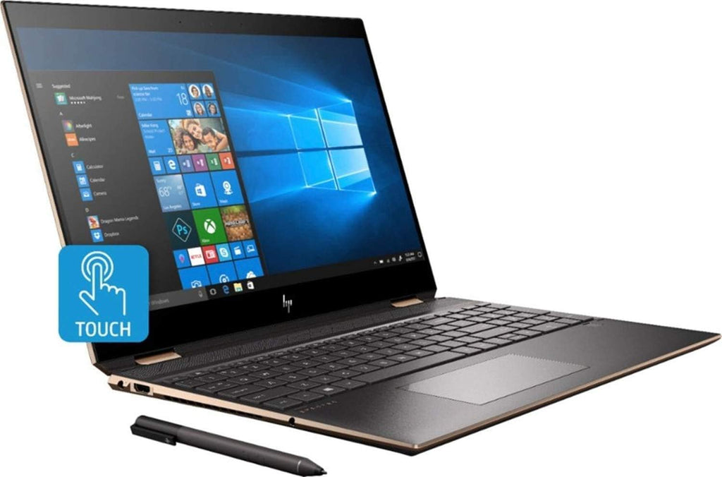 HP Spectre x360-15.6' 4K Touch - 10th gen i7-10510U - 16GB - 512GB Optane SSD - Dark Ash