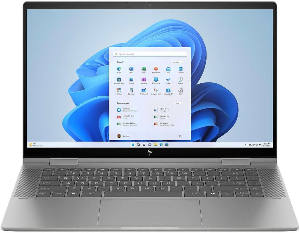 HP 2024 Laptop | Envy x360 2-in-1 | 15.6' 1920 x 1080 Touch | Intel Evo Core Ultra 7 155U 12-Core | 32GB LPDDR5 | 2TB SSD | Windows 11 Pro | Wi-Fi 6E - Backlit Keyboard - 5MP IR Camera - Silver