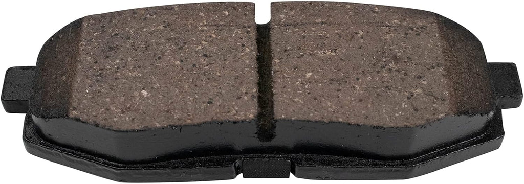 TRQ Rear Brake Pad and Rotor Set Ceramic Vented Coated Rotors Calipers Compatible with 2013-2016 Scion FR-S 2013-2019 Subaru BRZ 2010-2014 Legacy 2017-2019 Toyota 86