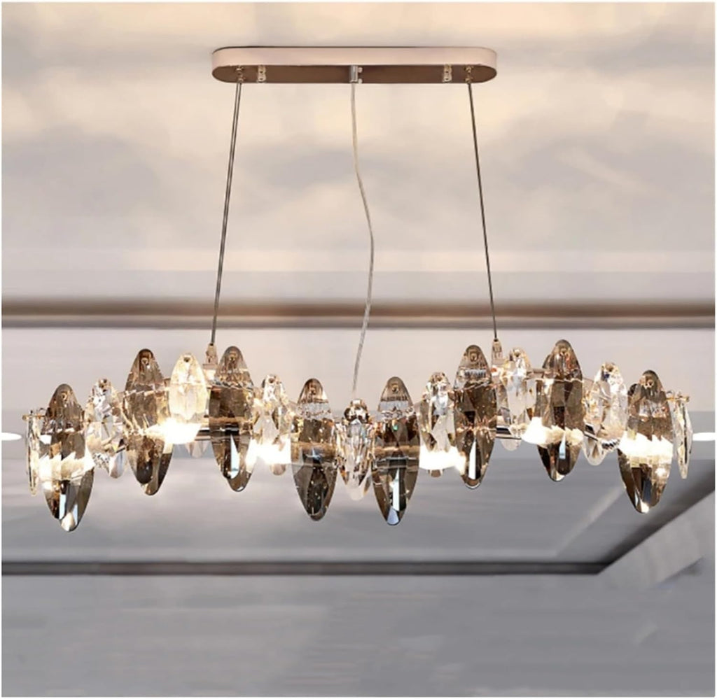 Crystal Gold Silver Modern Pendent Light Independent Design Chandelier Luxury Home Decoration Hanging Lamp,Dining Light Fixtures