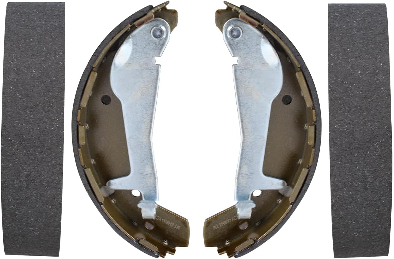 Detroit Axle - 5-Lug Brake Kit for 2009-2010 Chevrolet Cobalt Pontiac G5 Front Drilled and Slotted Disc Brake Rotors Ceramic Brakes Pads, Rear Brake Drums Brake Shoes Replacement : 11.02' inch Rotor