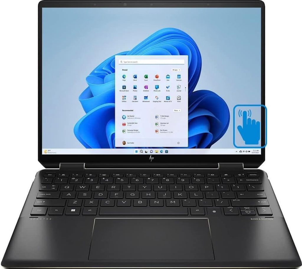 HP Spectre x360 2-in-1 Laptop ~ 13.5' 3000x2000 IPS Touchscreen ~ Intel i7-1355U 10-Core ~ Iris Xe Graphics ~ 16GB LPDDR4~4TB SSD ~ Backlit Keyboard ~ Thunderbolt 4 ~ Fingerprint ~ Win11 Home