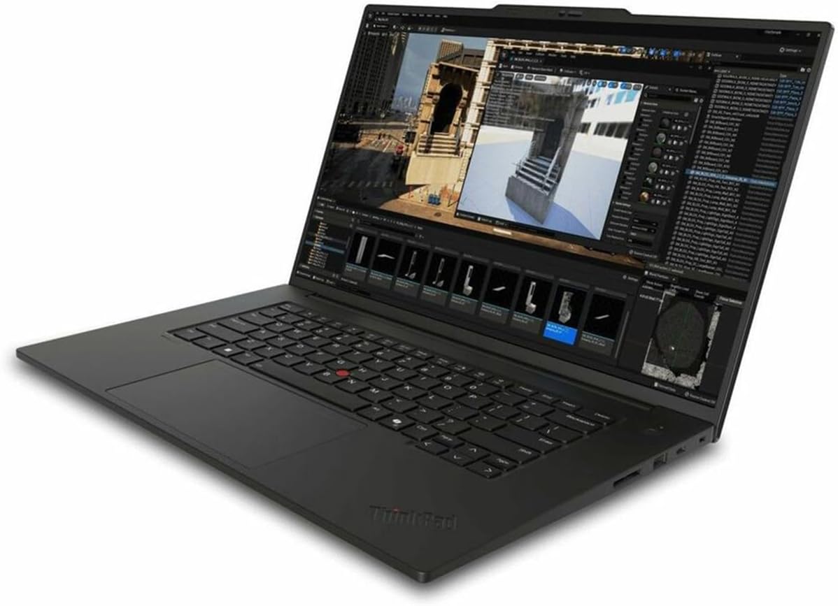 Lenovo ThinkPad P1 Gen 7 21KV000AUS 16' Touchscreen Mobile Workstation - WQUXGA - Intel Core Ultra 7 165H - vPro Technology - Intel Evo Platform - 64 GB - 2 TB SSD - English Keyboard - Black