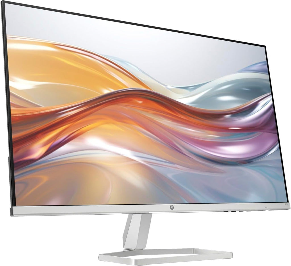 HP 27 inch 1080P Computer Monitor in Silver and Black, 27' Full HD (1920 x 1080) 75Hz Anti-Glare IPS Display with AMD FreeSync, 2 HDMI, 1 VGA, Highly Accurate Color (2026 Model) with Docztorm Dock