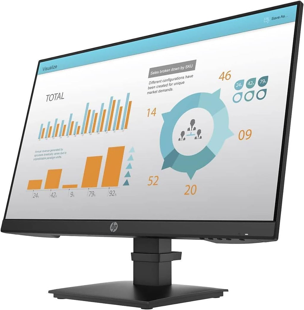 HP P24 G4 23.8' Full HD LCD Monitor - 16:9-24' Class - in-Plane Switching (IPS) Technology - 1920 x 1080-250 Nit Typical - 5 ms GTG (OD) - 60 Hz Refresh Rate - HDMI - VGA - DisplayPort
