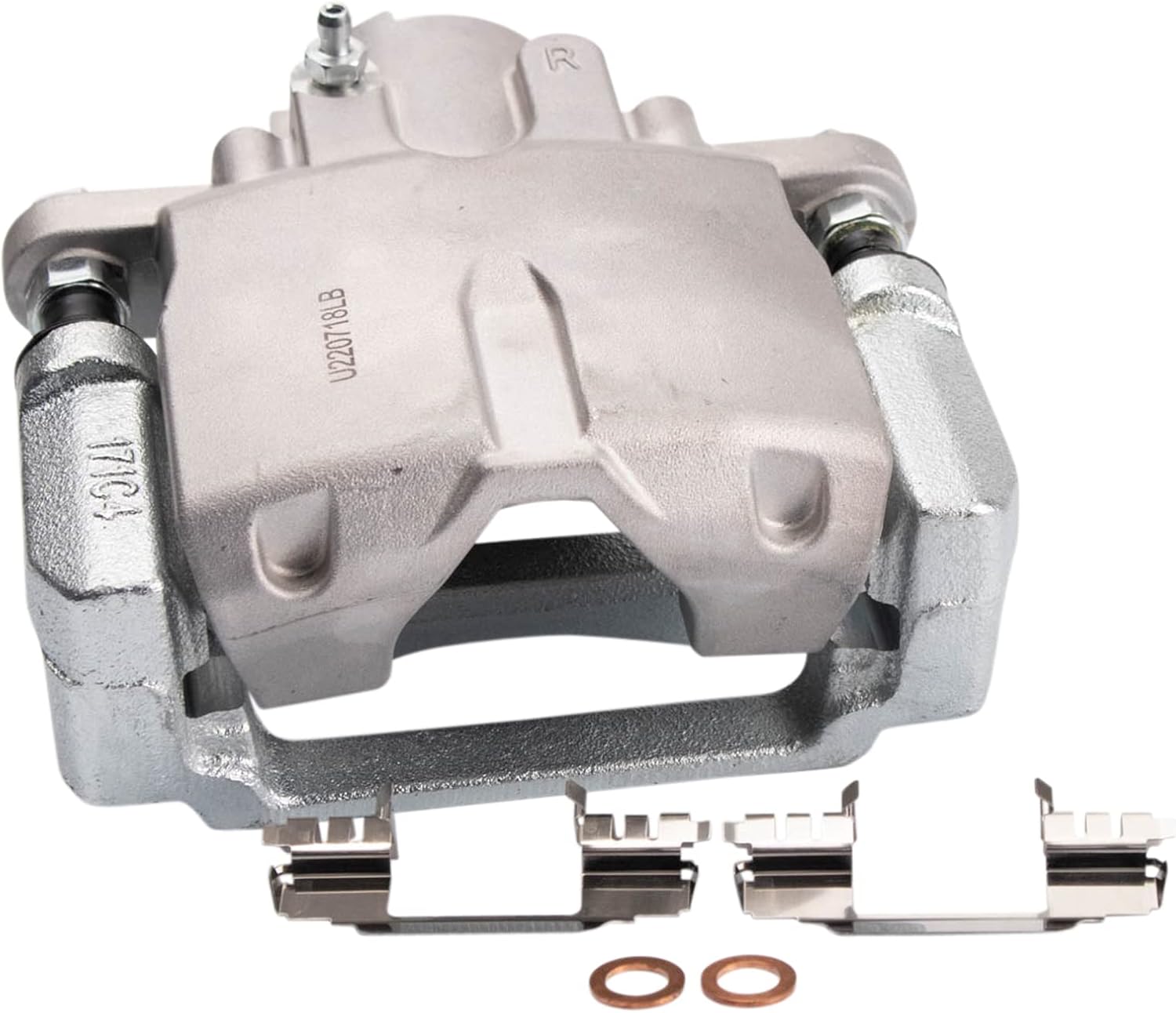 TRQ Rear Brake Pad and Rotor Set Ceramic Vented Rotors Calipers Compatible with 2004-2009 Cadillac SRX