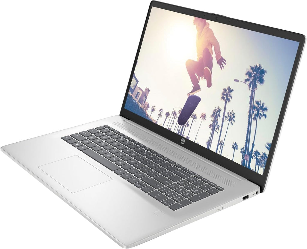 HP 17 Business Laptop Computer - 17.3-inch HD+ Touchscreen Display • Intel 10-Core i7-1355U • 16GB RAM • 1TB SSD • Windows 11 Pro • Wi-Fi 6 • Bluetooth 5.3• 720p HD Camera • Silver • W/Accessories