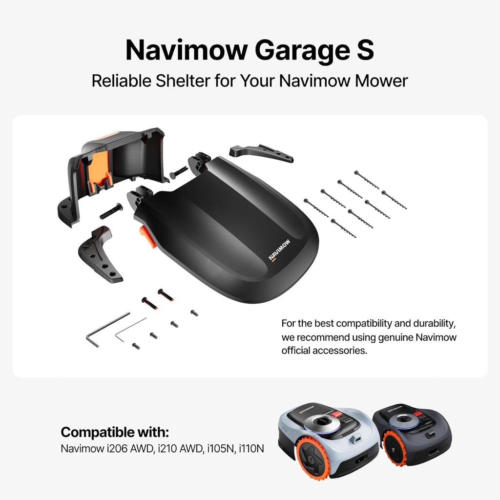 Segway Navimow Garage S for i206 AWD, i210 AWD, i105N and i110N Robot Lawn Mower