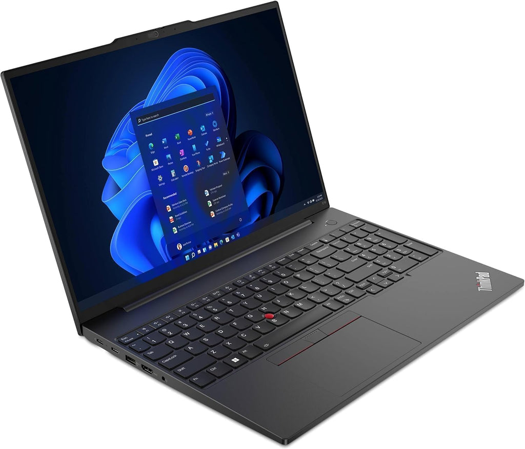 Lenovo ThinkPad E16 Business Laptop (16' FHD+ Touchscreen, Intel 10-Core i7-1355U, 40GB RAM, 1TB SSD) Backlit KB, Fingerprint, 1080P RGB Webcam, Thunderbolt 4, Ethernet, Win 11 Pro w/ AI Copilot