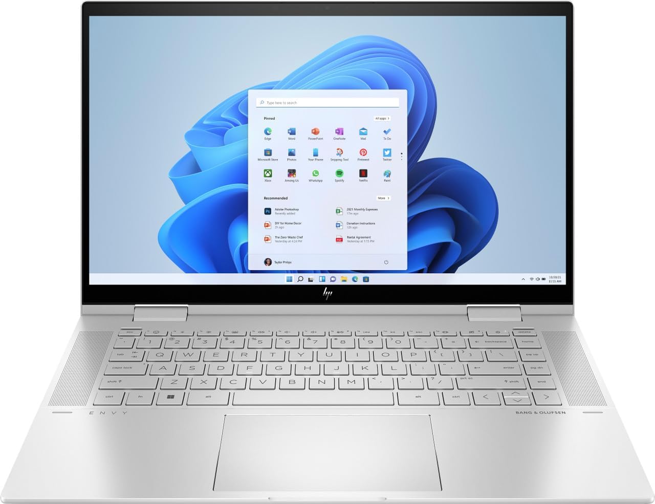 HP Envy x360 2-in-1 Laptop 2022 15.6' FHD 1920 x 1080 Display Touchscrenn, Intel Core i7-1260P, 12-core, Intel Iris Xe Graphics, 32GB DDR4, 1TB SSD, Backlit KB, Thunderbolt 4, FP, Windows 11 Pro