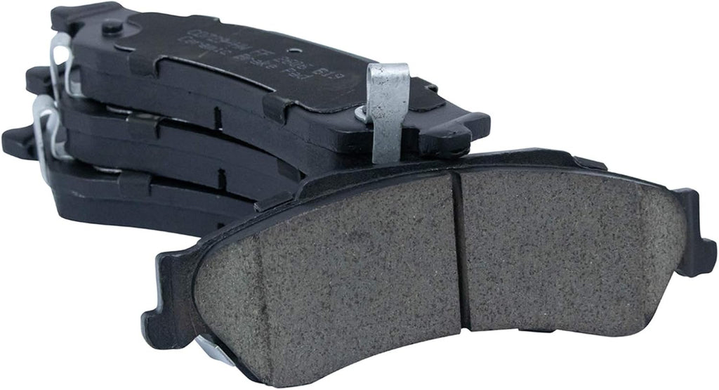 TRQ Rear Brake Pad and Rotor Set Ceramic Vented Rotors Calipers Compatible with 1998-2005 Chevrolet Blazer 1998-2004 S10 GMC Sonoma 1998-2001 Jimmy 1998-2001 Oldsmobile Bravada 1998-2000 Isuzu Hombre