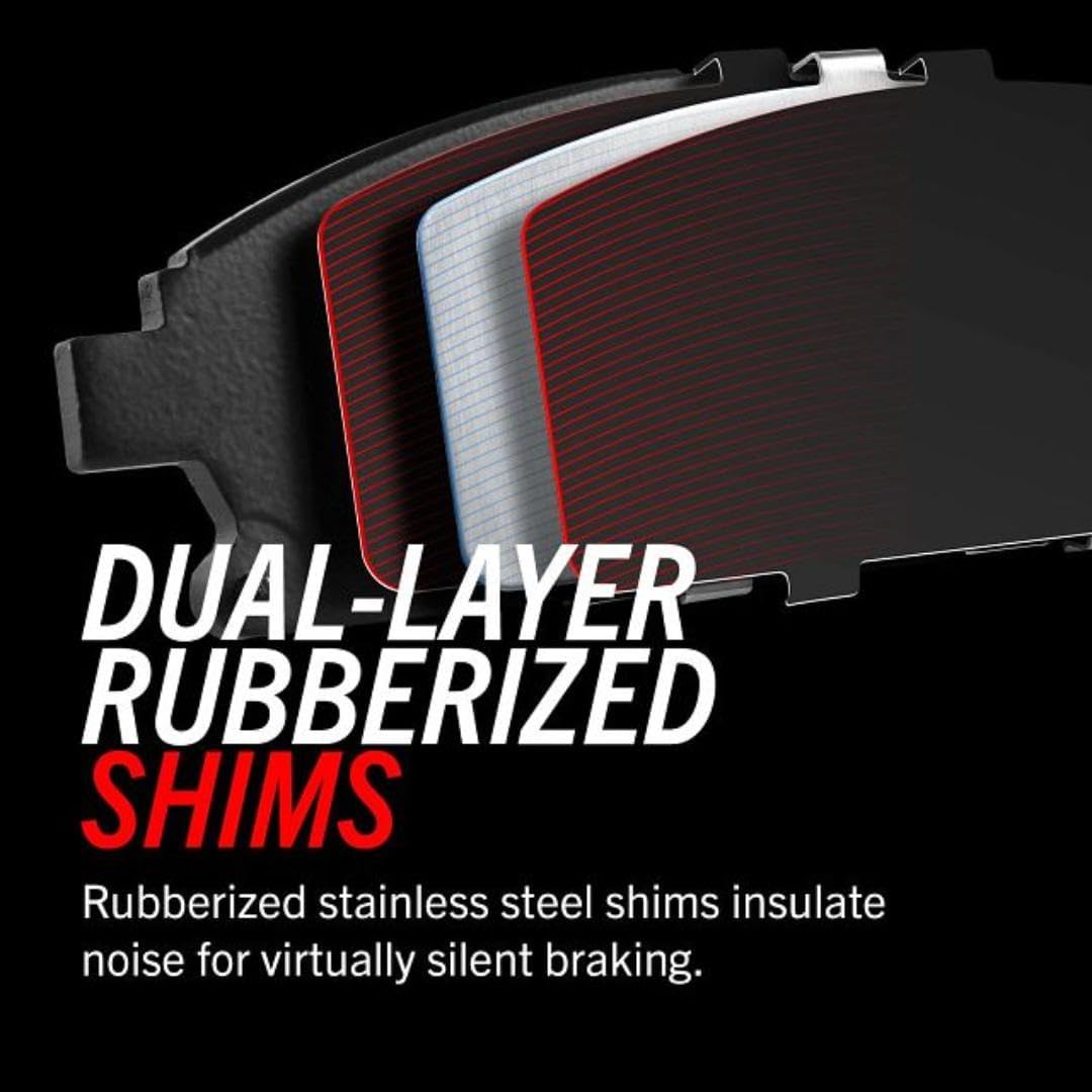 PowerStop Front Brake & Caliper Kit for Cadillac Escalade 2007-08 |Escalade ESV 2007-08 |Escalade EXT 2007-08 - Ceramic Brake Pads + Calipers + Disc Rotors Replacement, KCOE2067