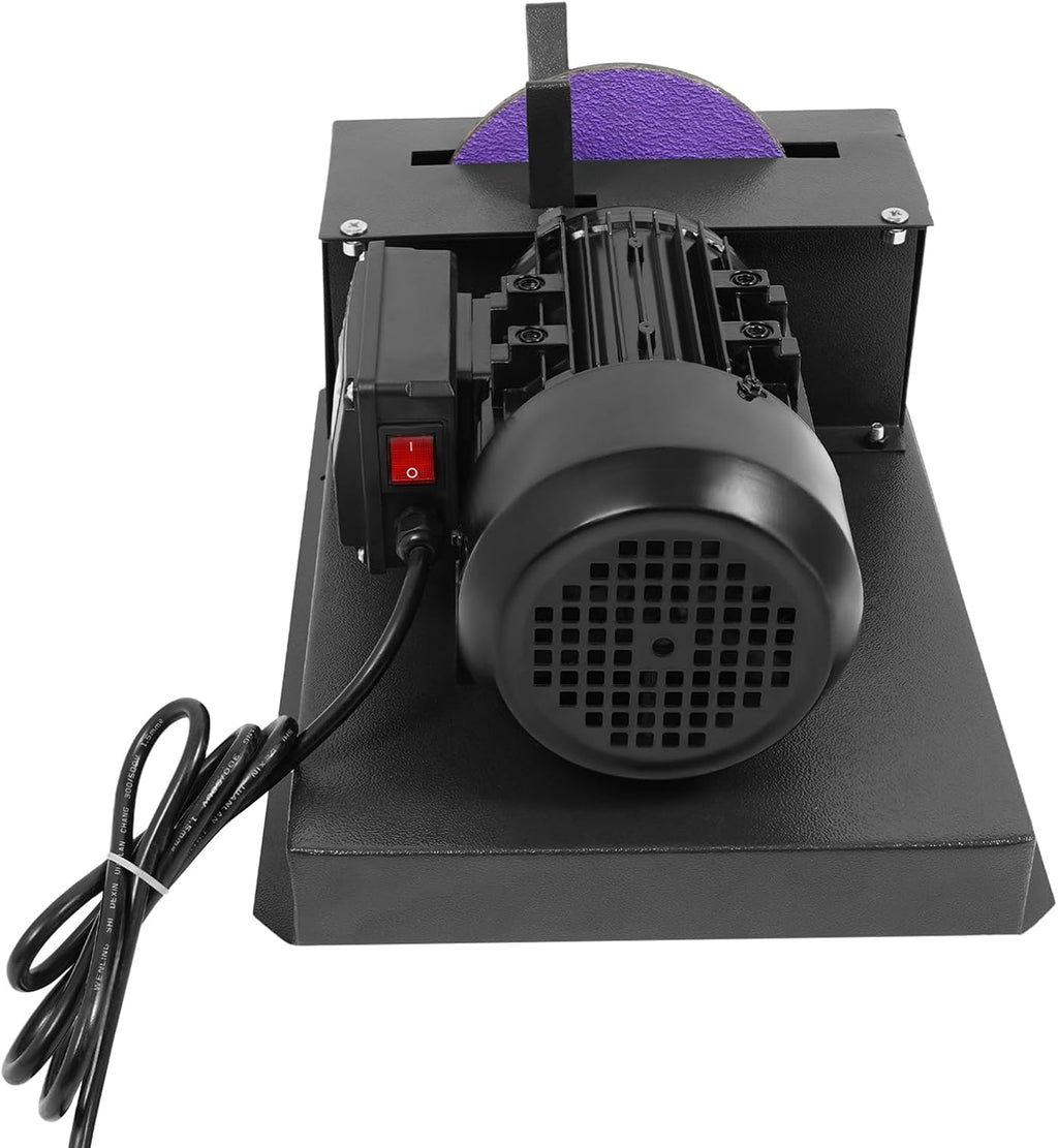 2/3HP 500W Lawn Mower Blade Sharpener 1700RPM Professional Electric Mower Blade Sharpener Bench Grinder Sharpening Machine w/ 7inch Ceramic Wheel for High/Low Lift Blades, Gator/Flat Blades