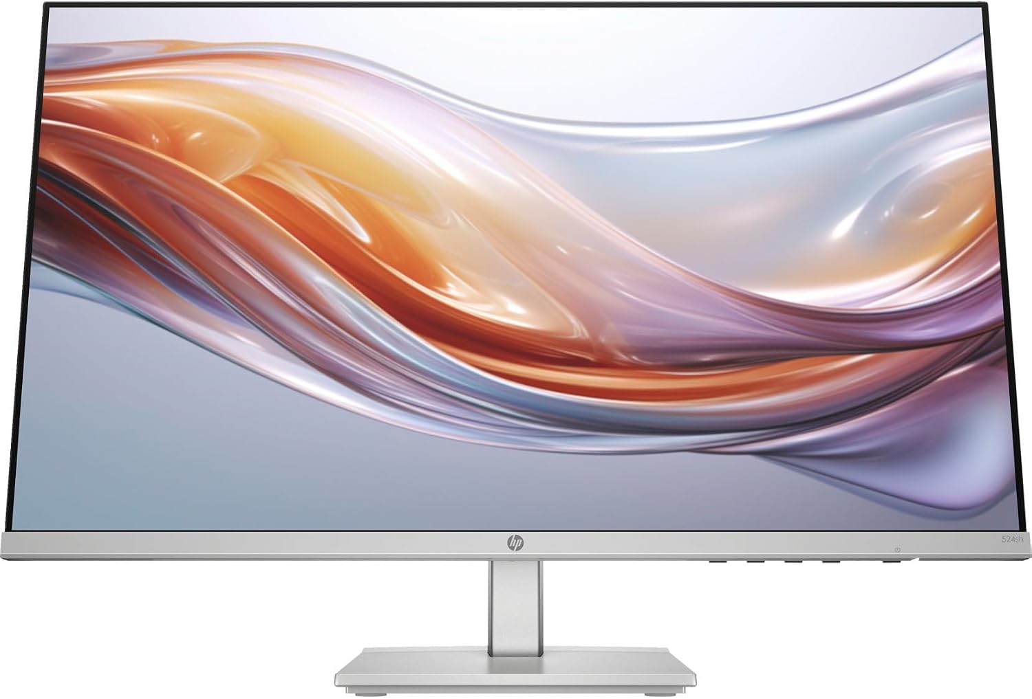 HP Series 5 524sh Monitor (Replaces M24h) 24' IPS FHD (1920x1080) 99% sRGB Display, Adjustable Tilt, Flicker Free, Anti-Glare, Low-Blue Light Filter, Black/Silver w/DKZ Hub USB Port Expander