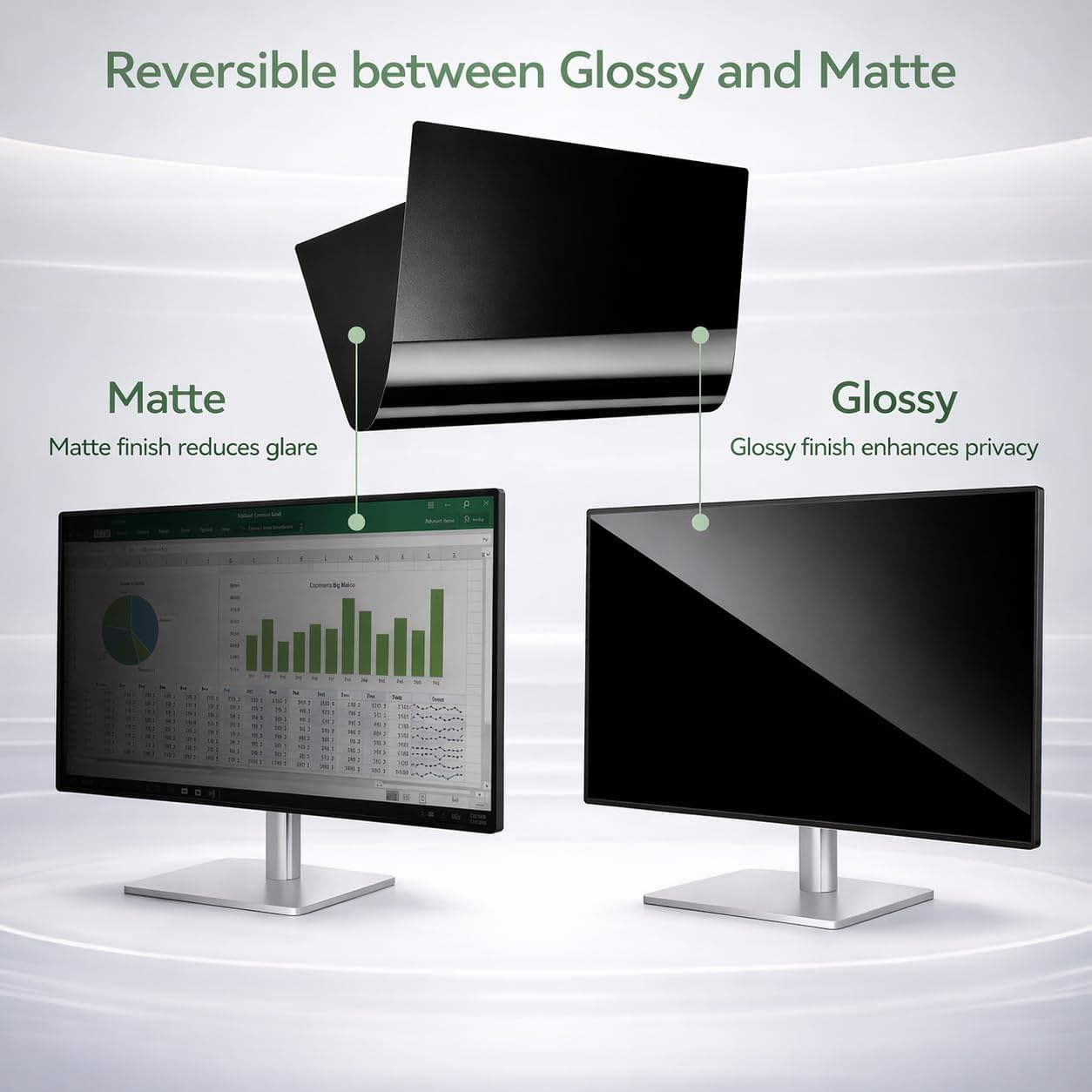 2 Pack 34 inch Computer Privacy Screen Filter for 21:9 Aspect Ratio Widescreen Monitor,34in Curved Computer Monitor Privacy Shield Anti Glare Eye Protection, Anti-Scratch Removable Protector Film