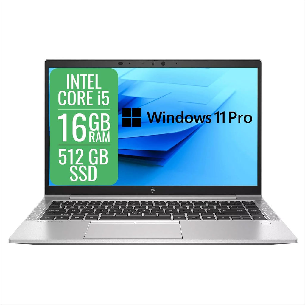 HP EliteBook 840 G7 14' Laptop Intel Core i7-10810U (6-Core) 512GB SSD 16GB RAM FHD (1920x1080) IR CAM WiFi AX | Windows 11 (Renewed)