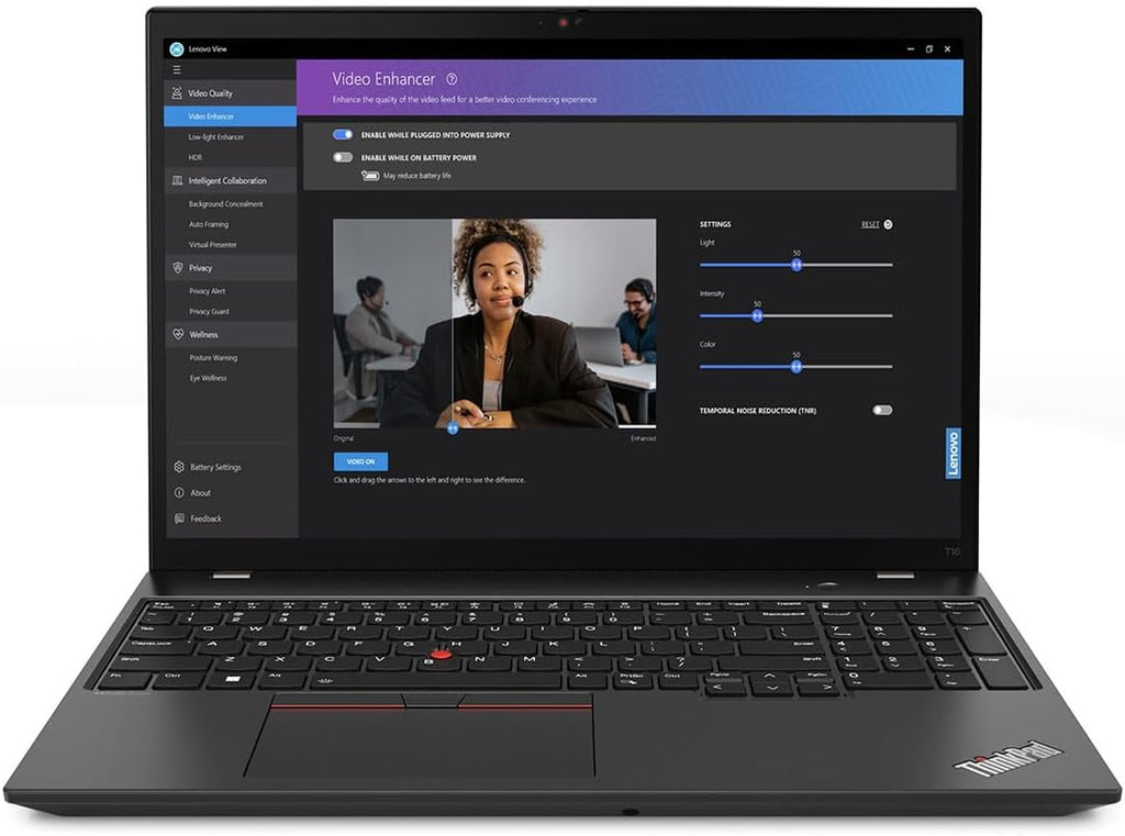Lenovo ThinkPad T16 Gen 2 21HH001JUS 16' Notebook - WUXGA - 1920 x 1200 - Intel Core i5 13th Gen i5-1335U Deca-core (10 Core) - 16 GB Total RAM - 16 GB On-Board Memory - 512 GB SSD - Thunder Black