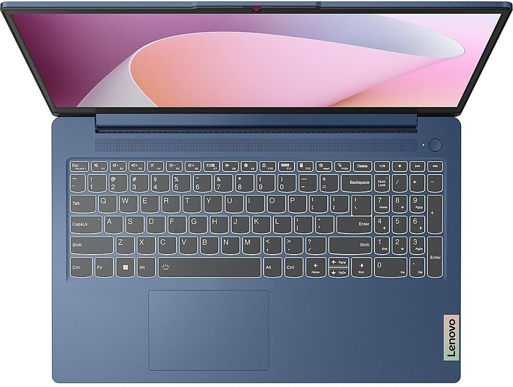 Lenovo 2024 Laptop | IdeaPad Slim 3 | 15.6' 1920 x 1080 Touch IPS | AMD-8 Core Ryzen 7 7730U | 16GB LPDDR4 | 512GB SSD | Windows 11 Home | Wi-Fi 6 - BT 5.2 - Backlit KB - 720p HD Camera - Abyss Blue