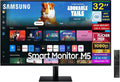 Samsung 32' Smart M5 (M50D) FHD VA Monitor with HDR10, 4ms Response Time, Anti Glare, Flicker Free, VESA Mount (100mm), HDMI, Black Color (LS32DM500ENXGO) (Renewed)