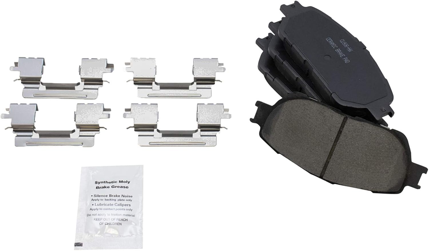 TRQ Performance Front Brake Pad and Rotor Set Ceramic Drilled Slotted Coated Vented Rotors Calipers Compatible with 2004-2010 Toyota Sienna 2005-2007 Avalon 2005-2006 Camry 2004-2008 Solara