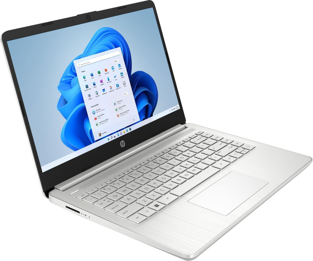 HP 14' HD Notebook AMD Ryzen 5 5500U 8GB RAM 256GB SSD AMD Radeon Graphics Natural Silver