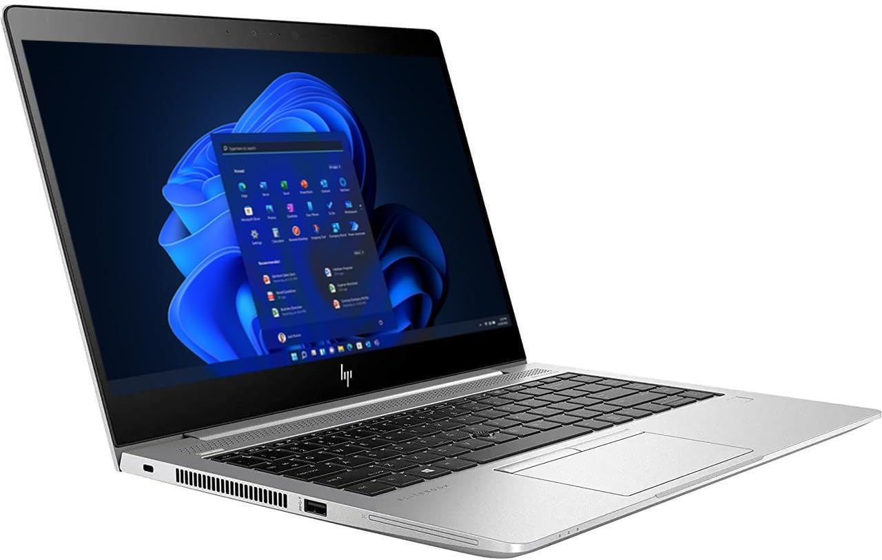 HP EliteBook 840 G6 14' FHD Business Laptop Computer, 8th Gen Intel Core i5-8365U, 16GB DDR4 RAM, 512GB SSD, Fingerprint, Backlit Keyboard, HDMI, Windows 11 Pro (Renewed)