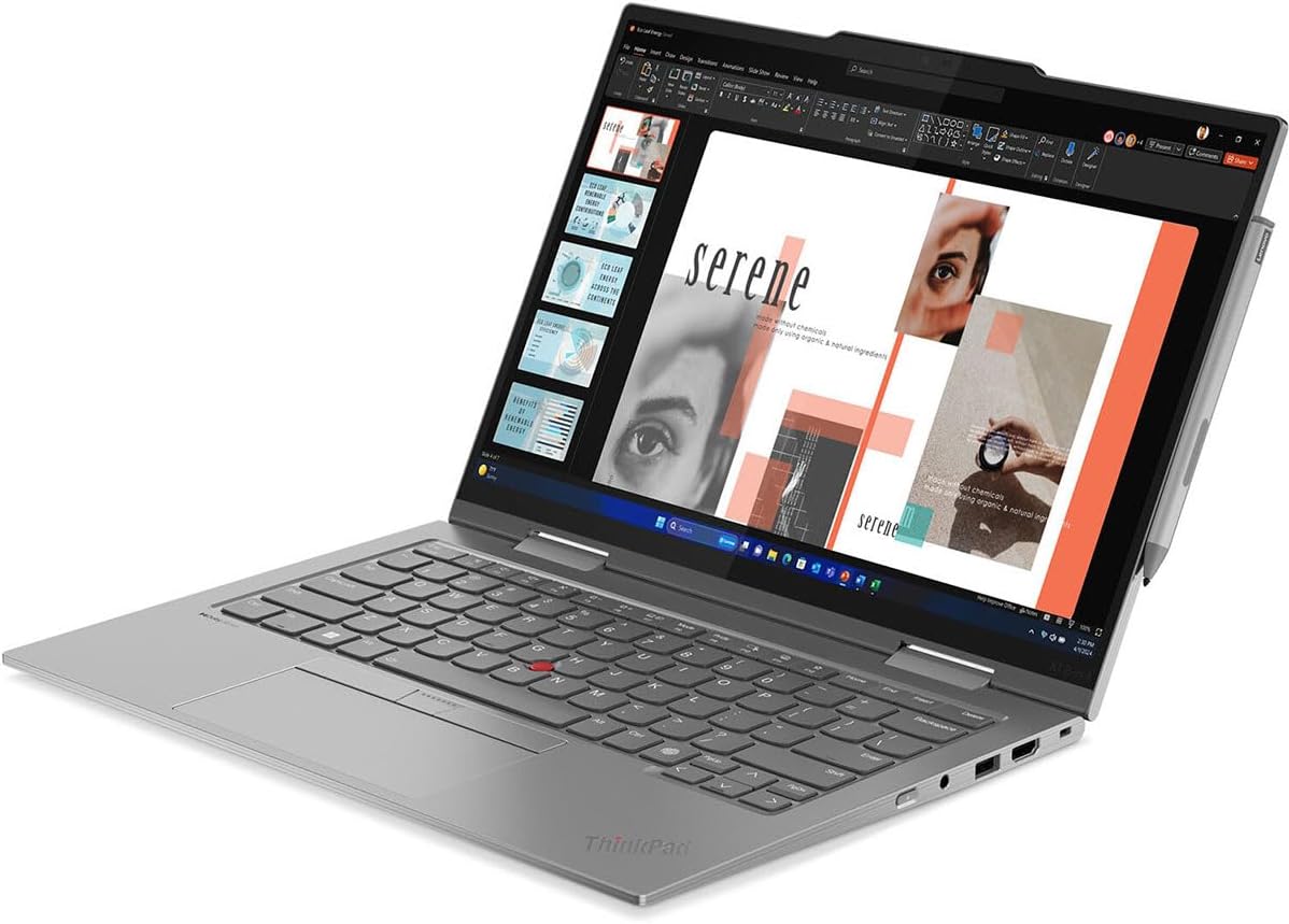 Lenovo ThinkPad X1 Gen 9 21KE005PUS 14' Touchscreen Convertible 2 in 1 Notebook - WUXGA - Intel Core Ultra 5 125U - Intel Evo Platform - 16 GB - 512 GB SSD - English Keyboard - Gray