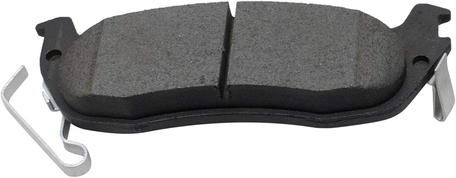 TRQ Rear Brake Pad and Rotor Set Ceramic Rotors Calipers Compatible with 2004-2010 Infiniti QX56 2004-2015 Nissan Titan 2004 Pathfinder Armada 2005-2015 Armada