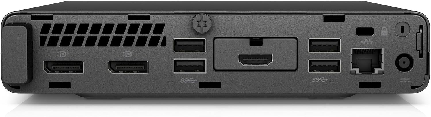 HP ProDesk 600 G4 Mini Desktop Computer w/ 24in Monitor, 600G4 Mini Computer Win11 Core 8th 3.5GHz, 8GB RAM, 256GB SSD, RGB Keyboard, HDMI (Renewed)