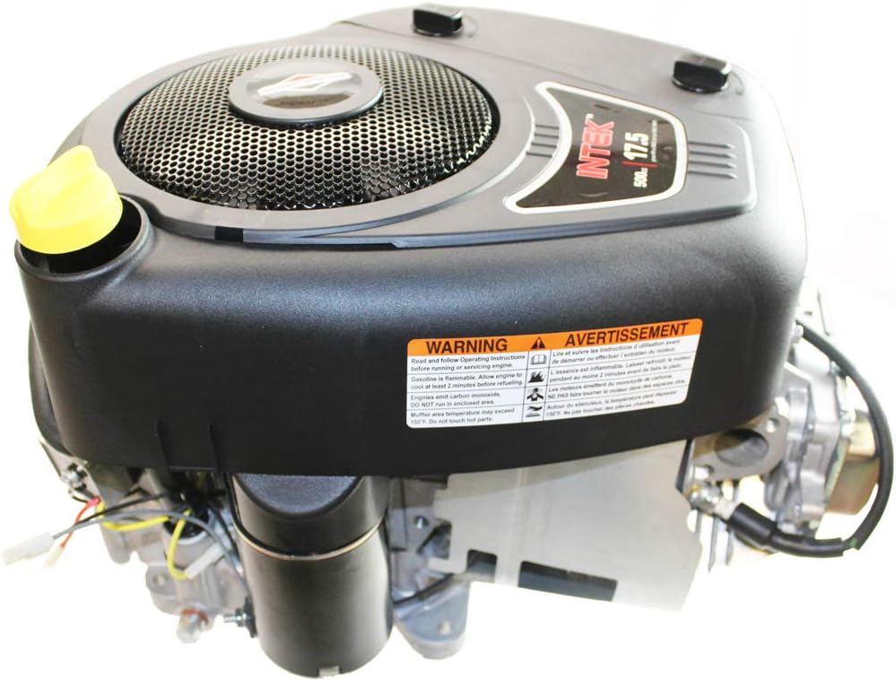 Briggs and Stratton Vertical 17.5 HP 500cc INTEK Engine 9amp 1' x 3-5/32' #31R977-0054