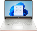 HP 14' HD (1366 x 768) Display Laptop, Intel Celeron N4120, 1.1GHz, 4GB Memory, 128GB eMMC, Windows 11 Home in S Mode, One Year Office 365 Included, Rose Gold, 14-dq0762dx