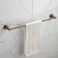 Towel Rack Towel Rails Nordic Brushed Rose Gold Bathroom Storage Rack,Single Towel Bar for Single Pole/Double Towel Shelf, Stainless Steel Towel Storage Wall Mounted Bathroom T,Single,50cm