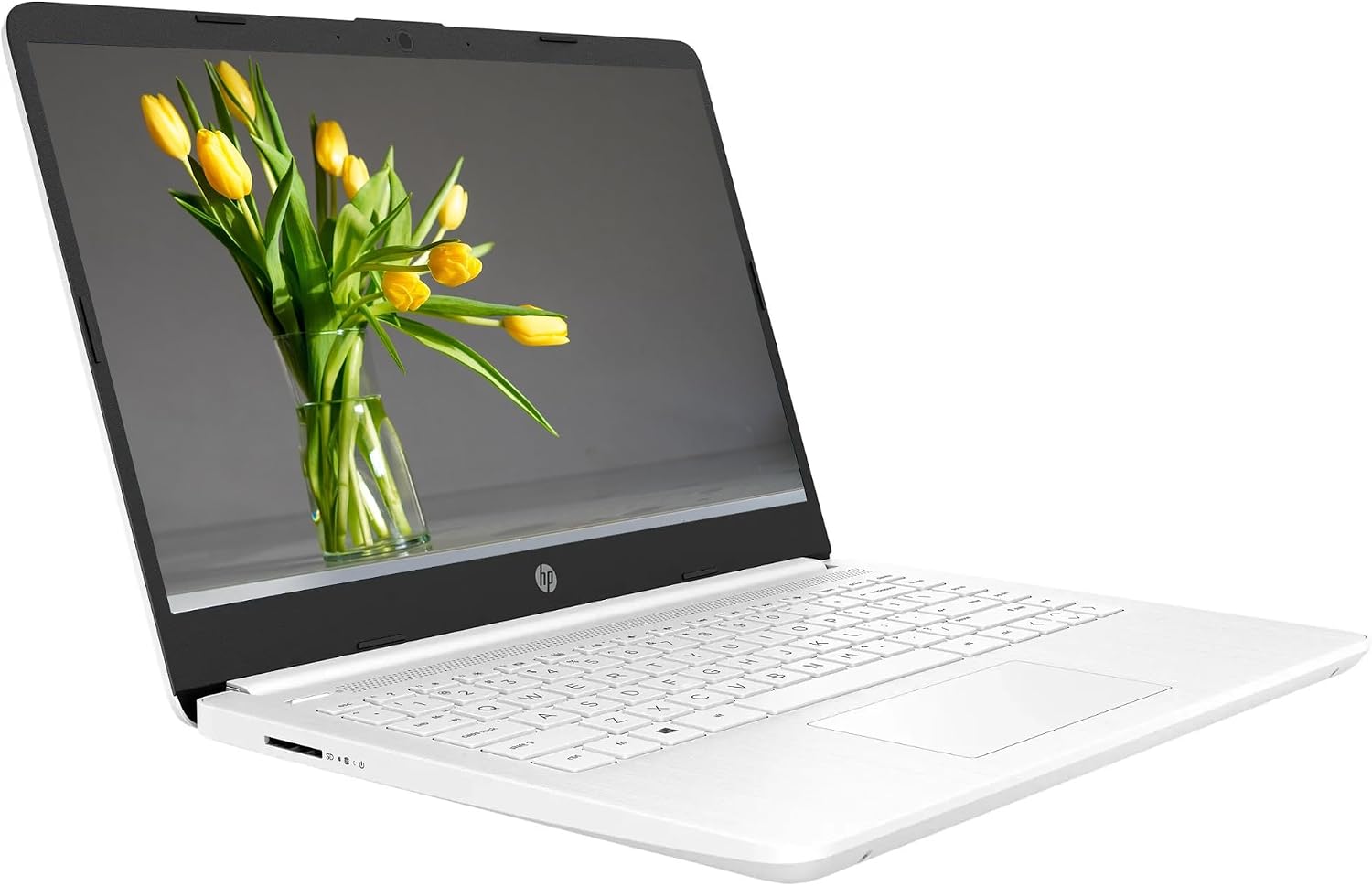 HP Windows 11 Laptop 14 inch HD Screen with Microsoft Office and 1TB Cloud Storage (1-Year)| 16GB RAM|64GB eMMC & 64GB Card| Intel 4-Core CPU| Wi-Fi| Bluetooth| Ultra Light| White| RK Bundle