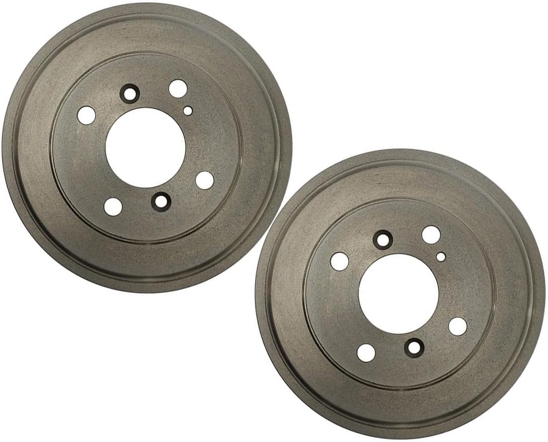 Rear Drum Brake Kit, 2Pcs Automotive Replacement Brake Drums for Ford Fiesta 1.6L 2011 2012 2013 2014 2015 2016 2017 2018 2019, for Ford Fiesta 1.0L 2014 2015 2016 2017