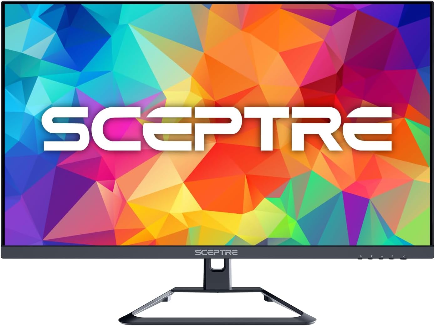 Sceptre 4K IPS 27' 3840 x 2160 UHD Monitor up to 70Hz DisplayPort HDMI 99% sRGB Build-in Speakers, Black 2021 (U275W-UPT)