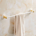 Towel Rack Platinum European Towel Rack Bar Rail, Space Aluminum Gold Towel Shelf, Tissue Paper Holder, Bathroom Accessories Set Bathroom Hardware/Single Rod The New