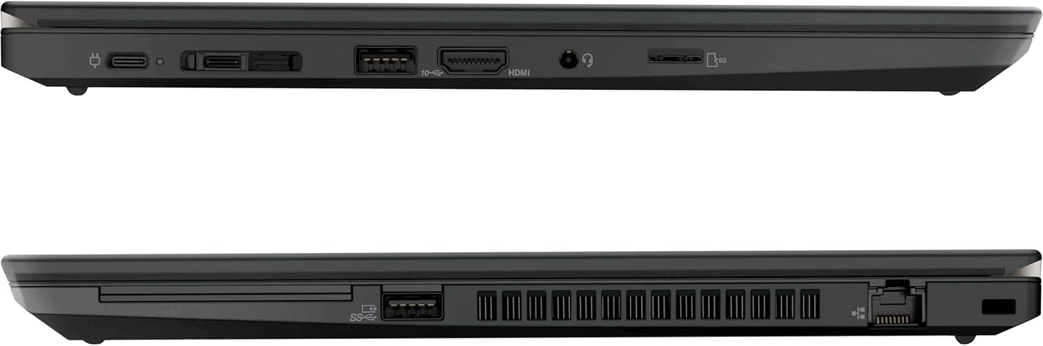 Lenovo Thinkpad T14 (Gen 1) 14' Laptop, 10th Gen Quad-Core i5-10310U, 16GB DDR4, 512GB NVMe SSD, 1080p Full HD, Thunderbolt 3, HDMI, Webcam, Windows 11 Pro (Renewed)
