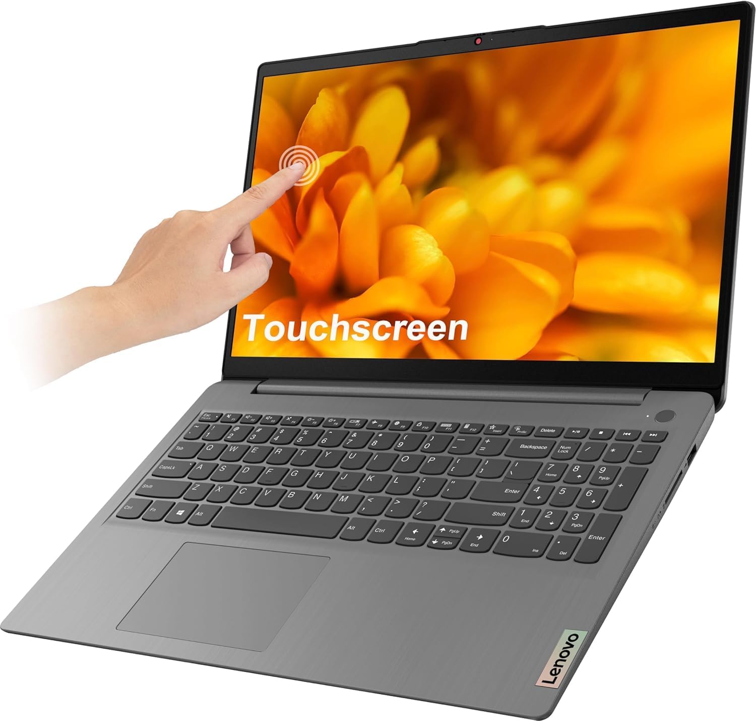 Lenovo IdeaPad 3 Laptop (15.6' FHD Touchscreen, Intel Core i3-1115G4, 16GB RAM, 1TB SSD) Narrow Bezel, Webcam, 12-Hour Long Battery Life, NumPad, IST SD, Win 11 Pro in S Mode, Home & School - Grey