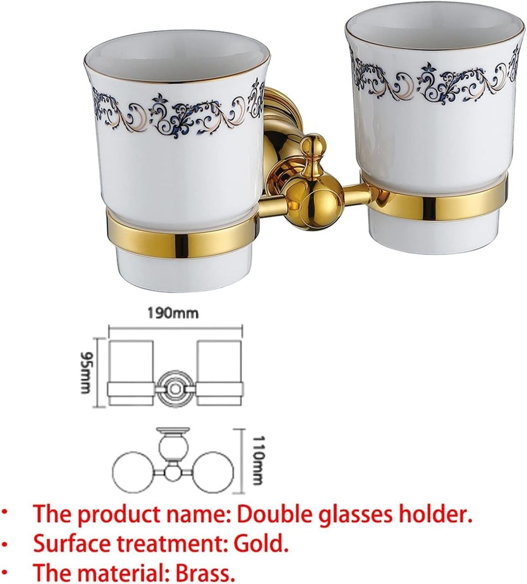 KETTEL Bathroom Hardware ， Gold Robe Hook Towel Rail，Fixtures Holder Bathroom Accessories,Wall-Mounted Bathroom Rack Accessory (Color : Soap Dispenser)