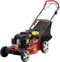 Gas Powered Lawn Mower 20 Inch 173cc 4-Stroke Self-Propelled Gas Powered Lawn Mower Walk-Behind Push Lawnmower with 8-Position Height Adjustment, Bagging, Mulching