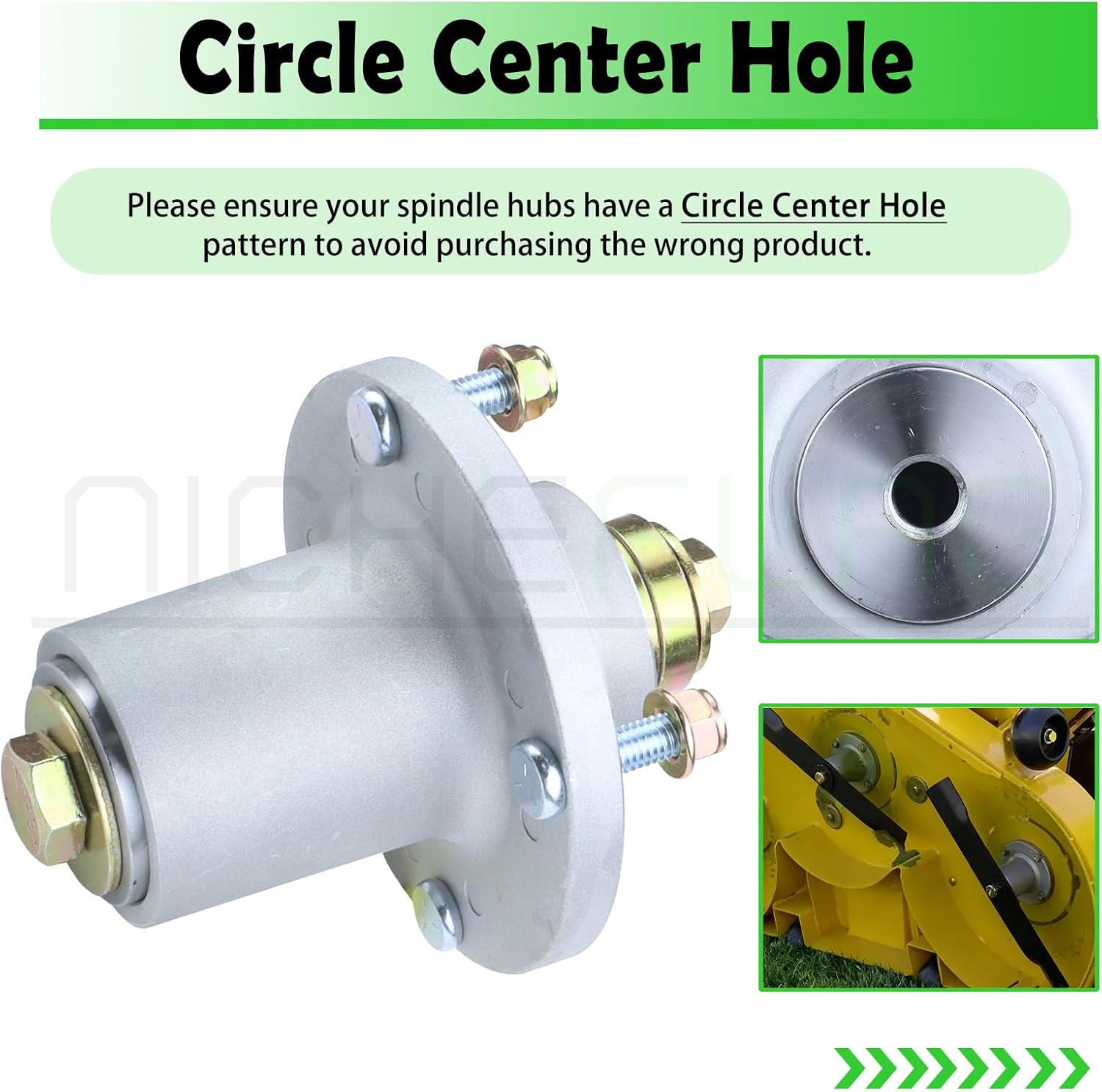 3 Pack 601804 Spindle Assembly with 604704 Spindle Pulley 604711 Belt (5/8x154) Replaces 607418 Spindle Assembly for Huster Raptor SD 60, Raptor 60, SD 60, Hustler XD 60, 932541 Decks