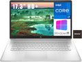 HP 17 17.3' HD+ Laptop Computer, 12th Gen Intel 10-Core i7-1255U up to 4.7GHz, 64GB DDR4 RAM, 2TB PCIe SSD, 802.11AC WiFi, Bluetooth 5.0, Natural Silver, Windows 11 Home, Zivcul
