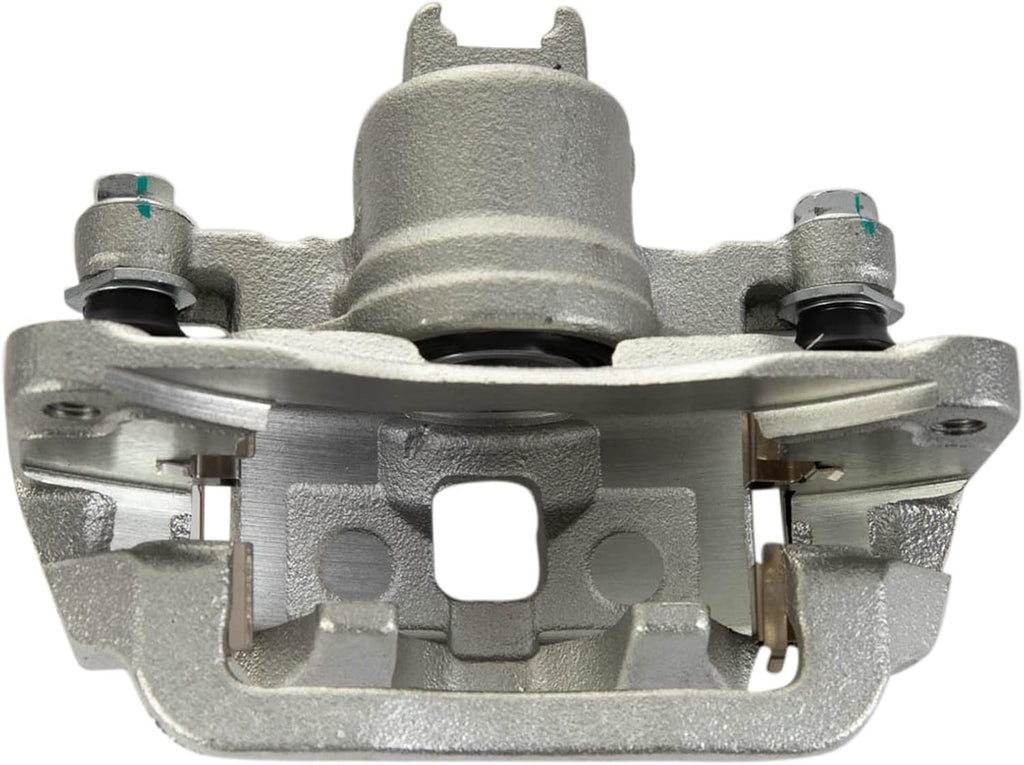 TRQ Rear Brake Pad and Rotor Set Ceramic Solid Rotors Calipers Compatible with 1999 Subaru Impreza