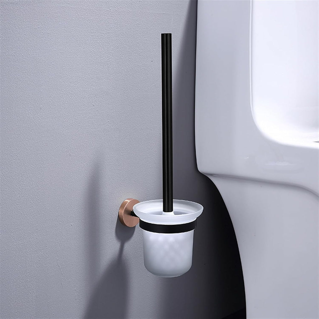Towel Holder Stainless Steel Towel Rack with Clothes Hook, Toilet Brush, Paper Holder, Cup Holder, and Double Towel Bar Rail(Double Towel Bar)
