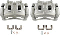 AUTOMUTO Front Left & Right 19B3211 19B3210 Disc Brake Calipers Assembly With Bracket Fit For 2007-2009 2013-2016 for Hyundai for Santa Fe,2013-2016 for Hyundai for Santa Fe XL [2PCS]