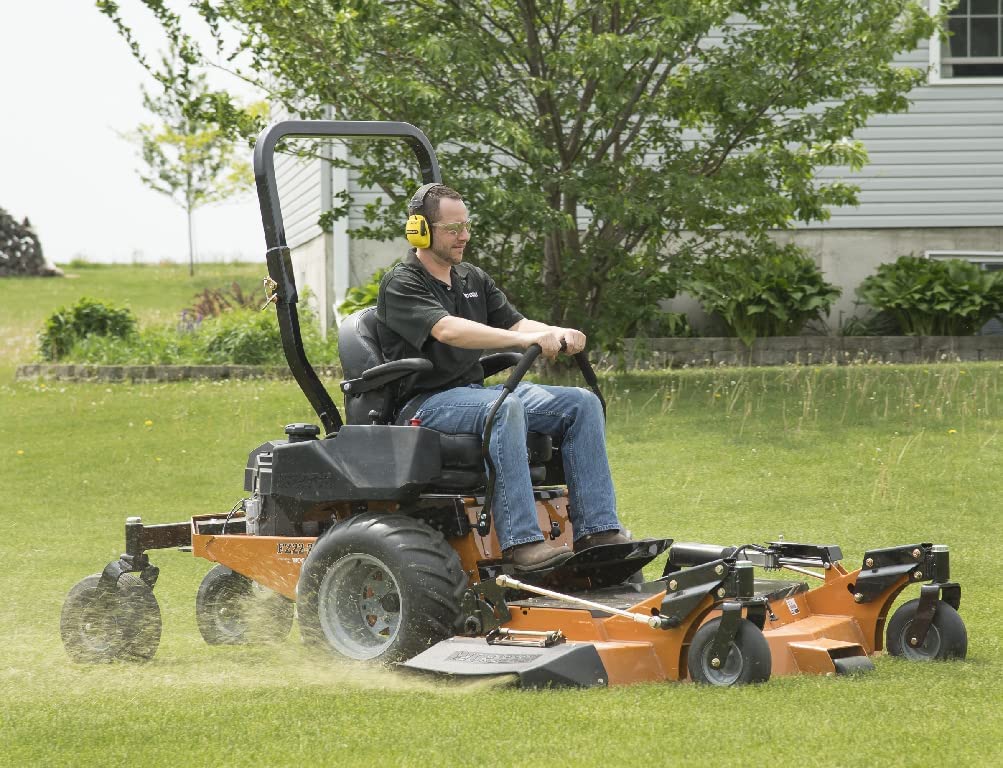 WOODS OEM 70104KT (70104-3 Blade Set) 18' Medium Lift Genuine Replacement Blade Kit - Compatible with Model D5221T Mow'N Machine Mower Deck - Precision, Heat-Treated, Alloy Steel, Lawn Mower Blades