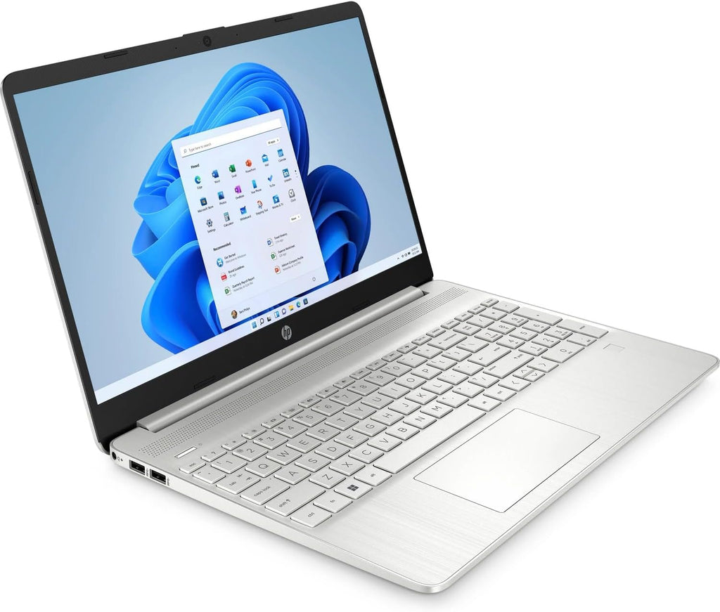 HP Laptop 15-dy0701ds 15.6-inch Large Notebook Intel Celeron N4120 4GB DDR4 RAM 128GB PCIe SSD Traditional Computer PC w/ Bluetooth HD Webcam Dual-Speaker SD Card Reader HDMI Windows 11 Home (Renewed)