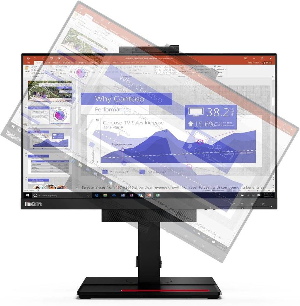 Lenovo ThinkCentre Tiny-in-One 24 Gen 4 23.8' Full HD WLED LCD Monitor - 16:9 - Black - 24' Class - in-Plane Switching (IPS) Technology - 1920 x 1080-16.7 Million Colors - 250 Nit - 4 ms w